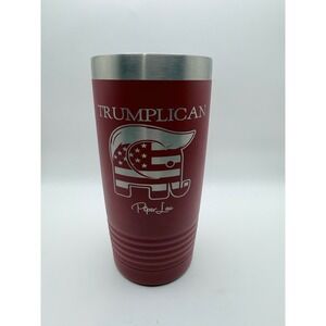 Trumpican Republican Elephant Tumbler Red Insulated Metal Cup Political